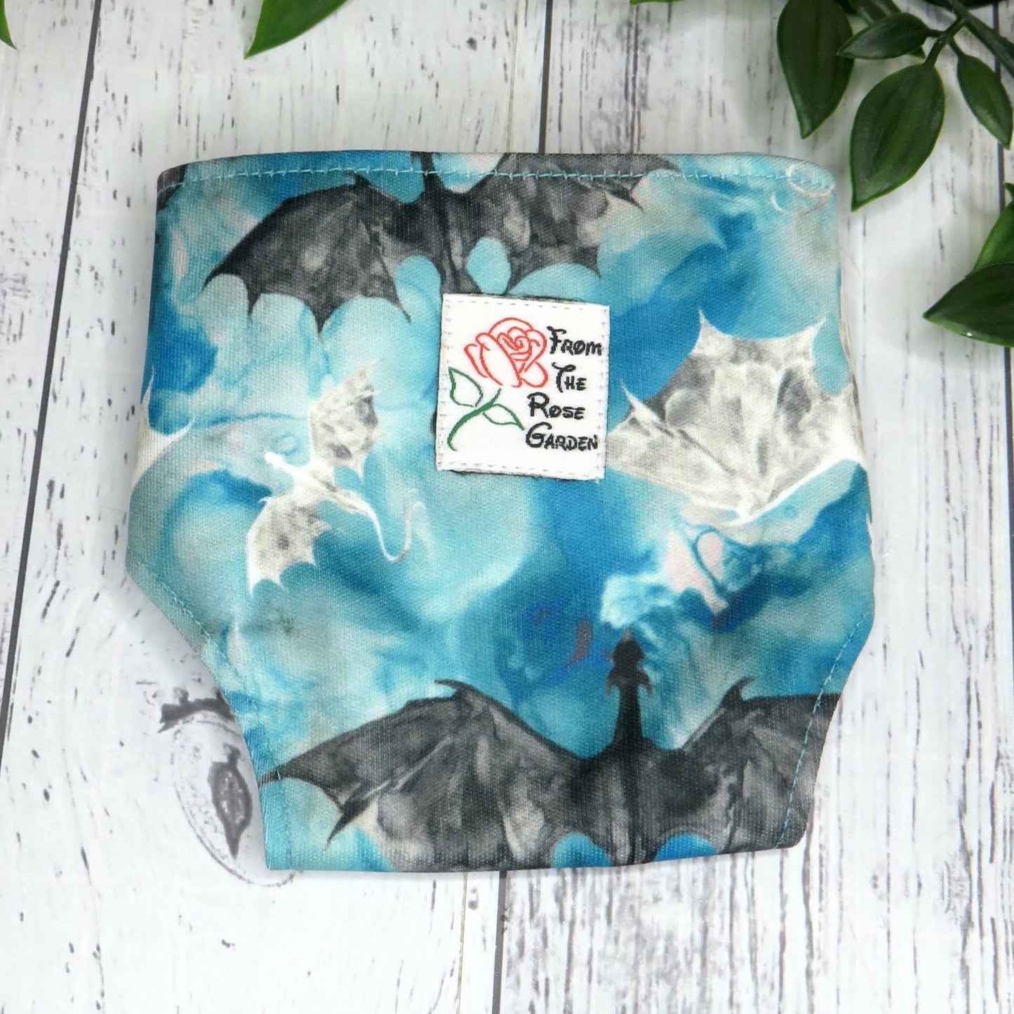 Blue Dragons - PUL - Doll Nappy