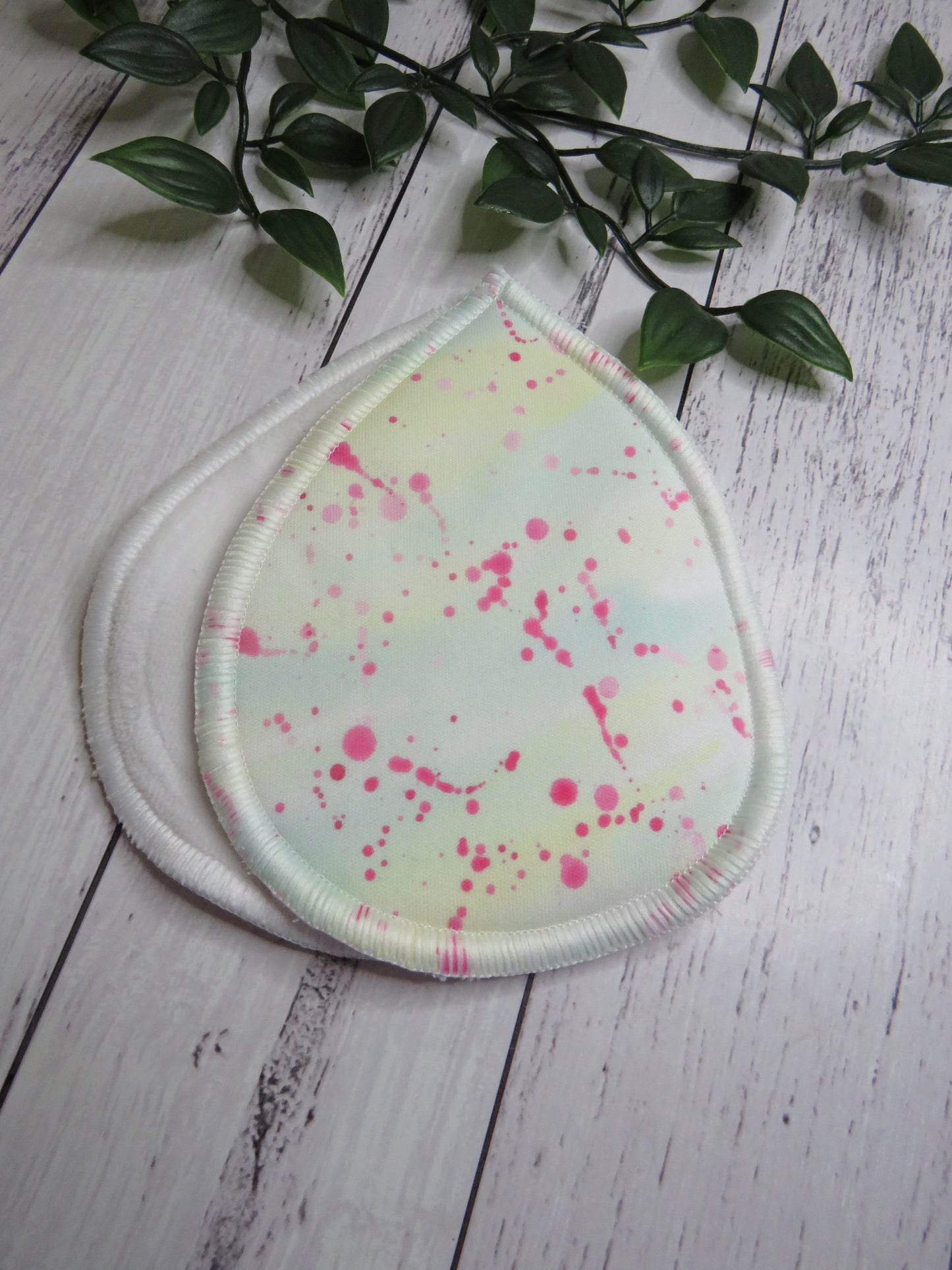 Blue/yellow Speckle - Breast Pads - PUL