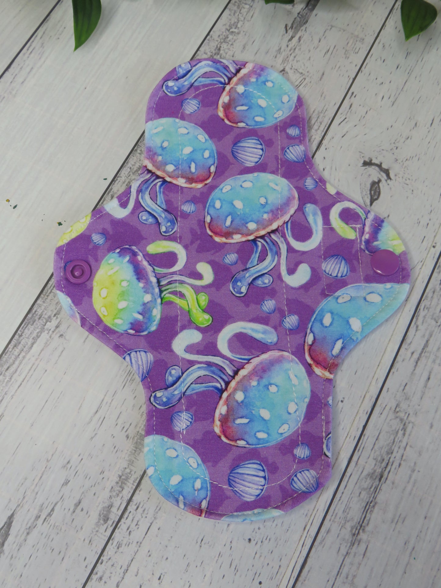 Purple Jellies - Moderate Cloth Pad - 8 Inch - Cotton Lycra