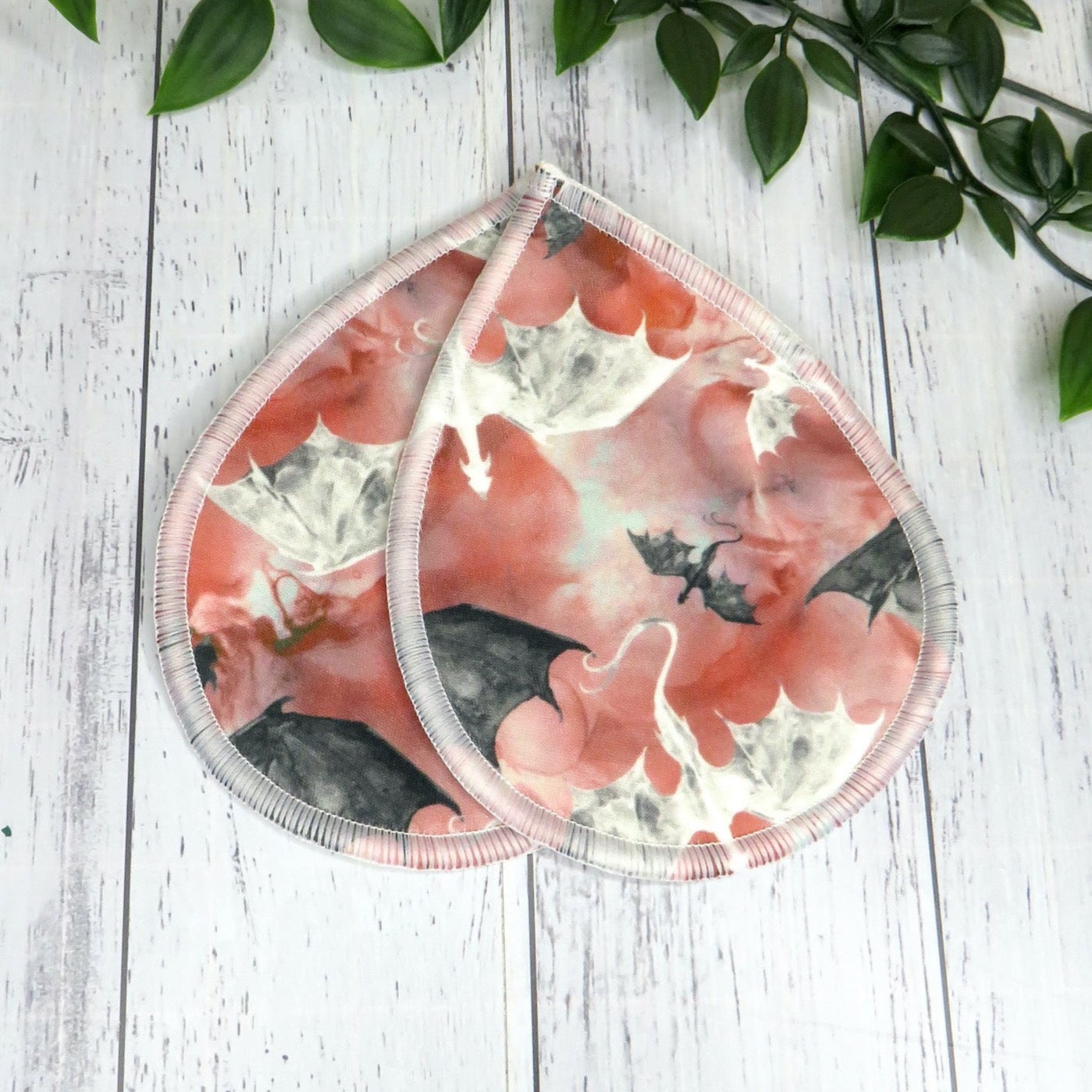 Burnt Dragons - Breast Pads - PUL