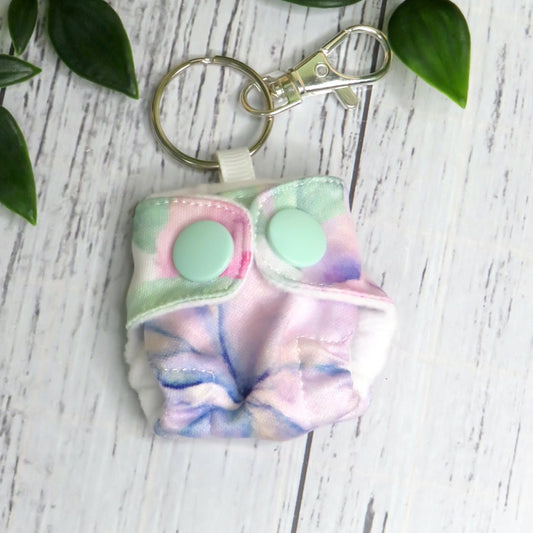 Purple Flowers - Key Chain