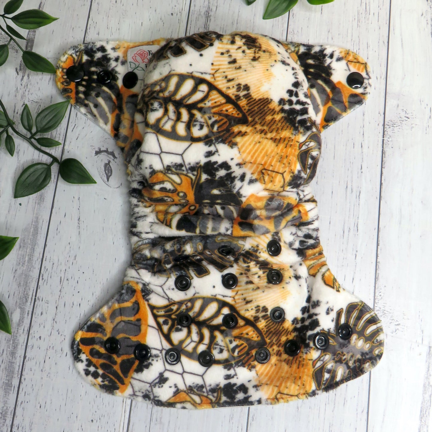 Mystery Leaves - Minky - Newborn