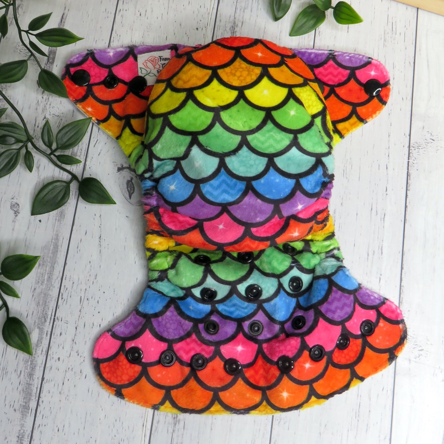 Rainbow Scales - Minky - Newborn