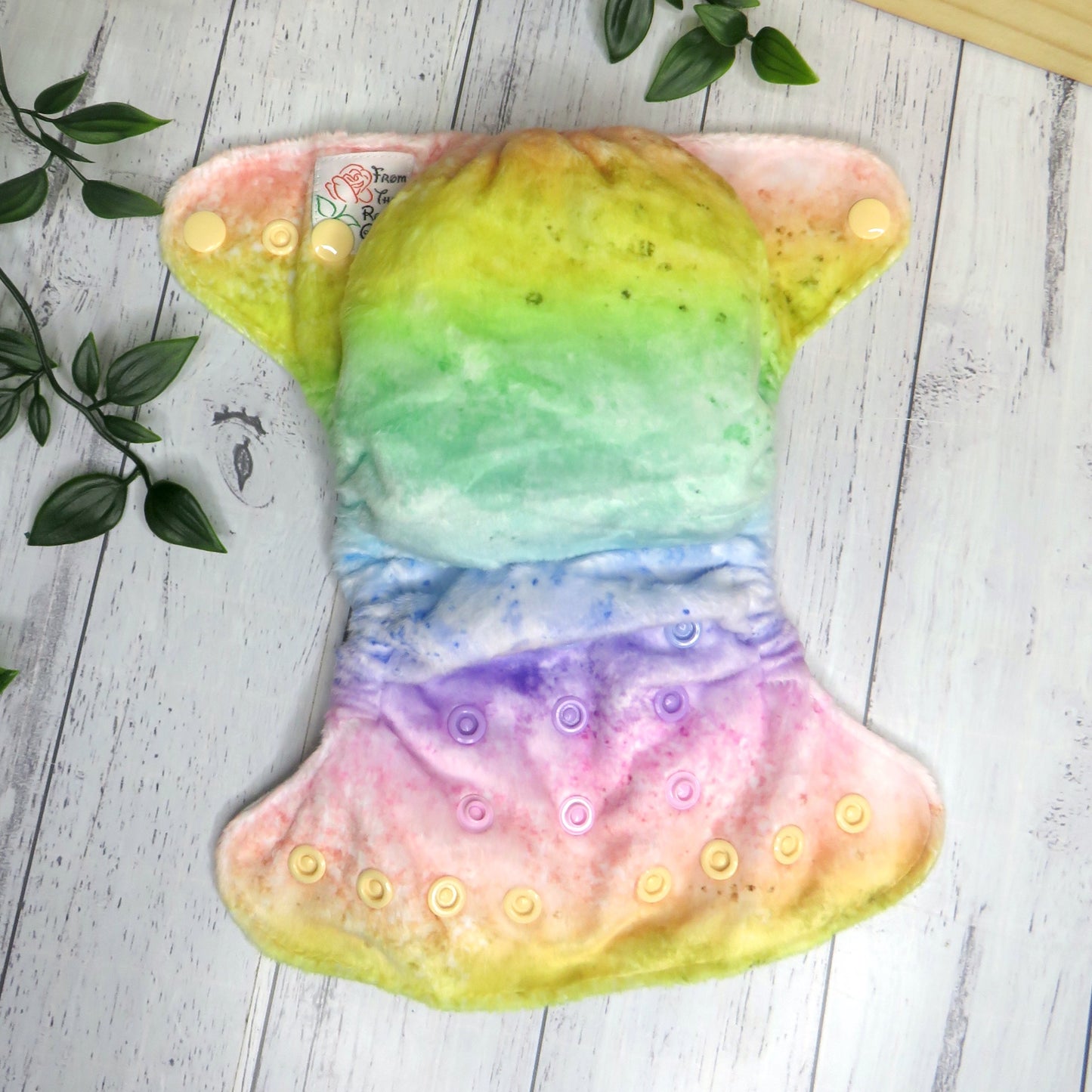 Rainbow Glitter - Minky - Newborn