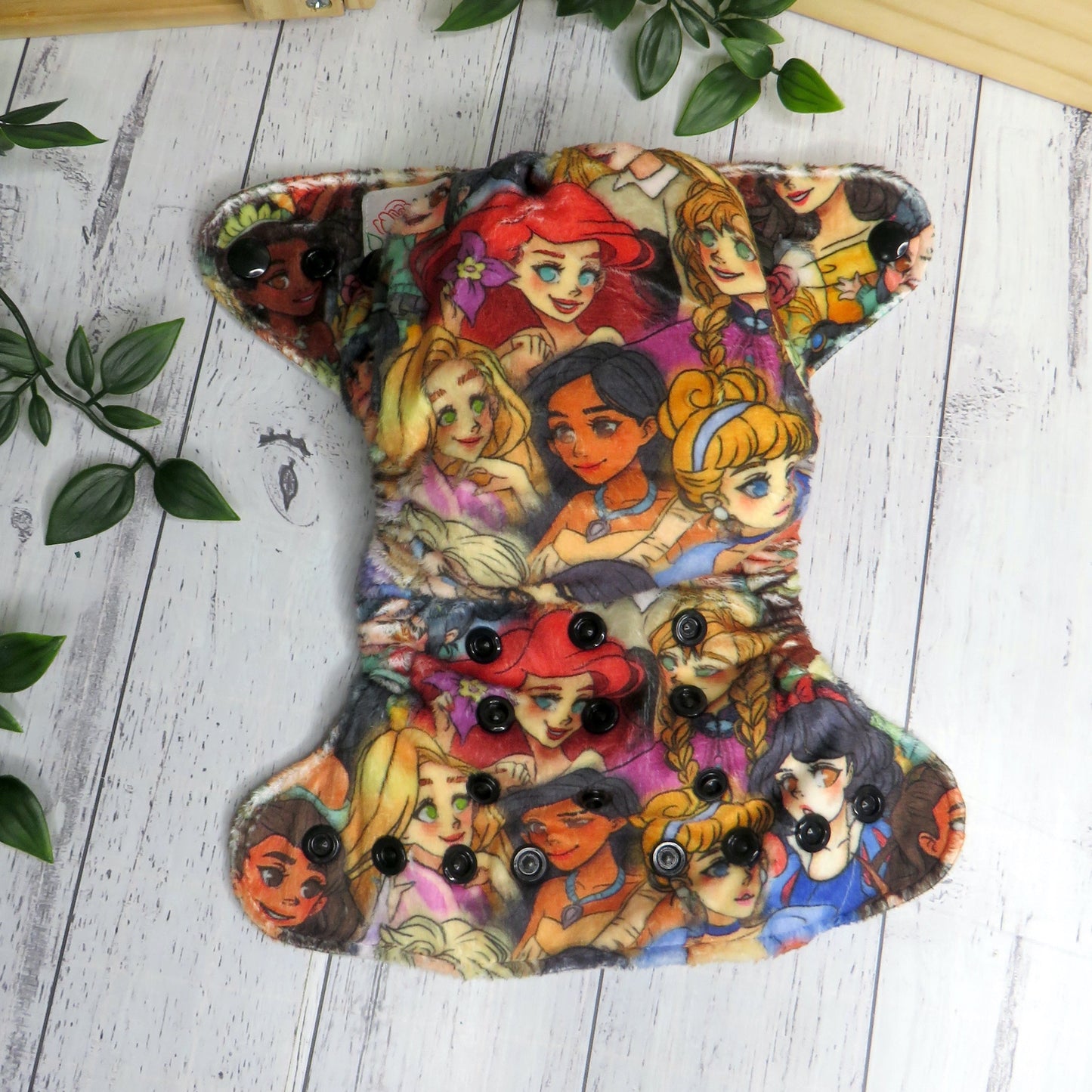 Stacked Princess - Minky - Newborn