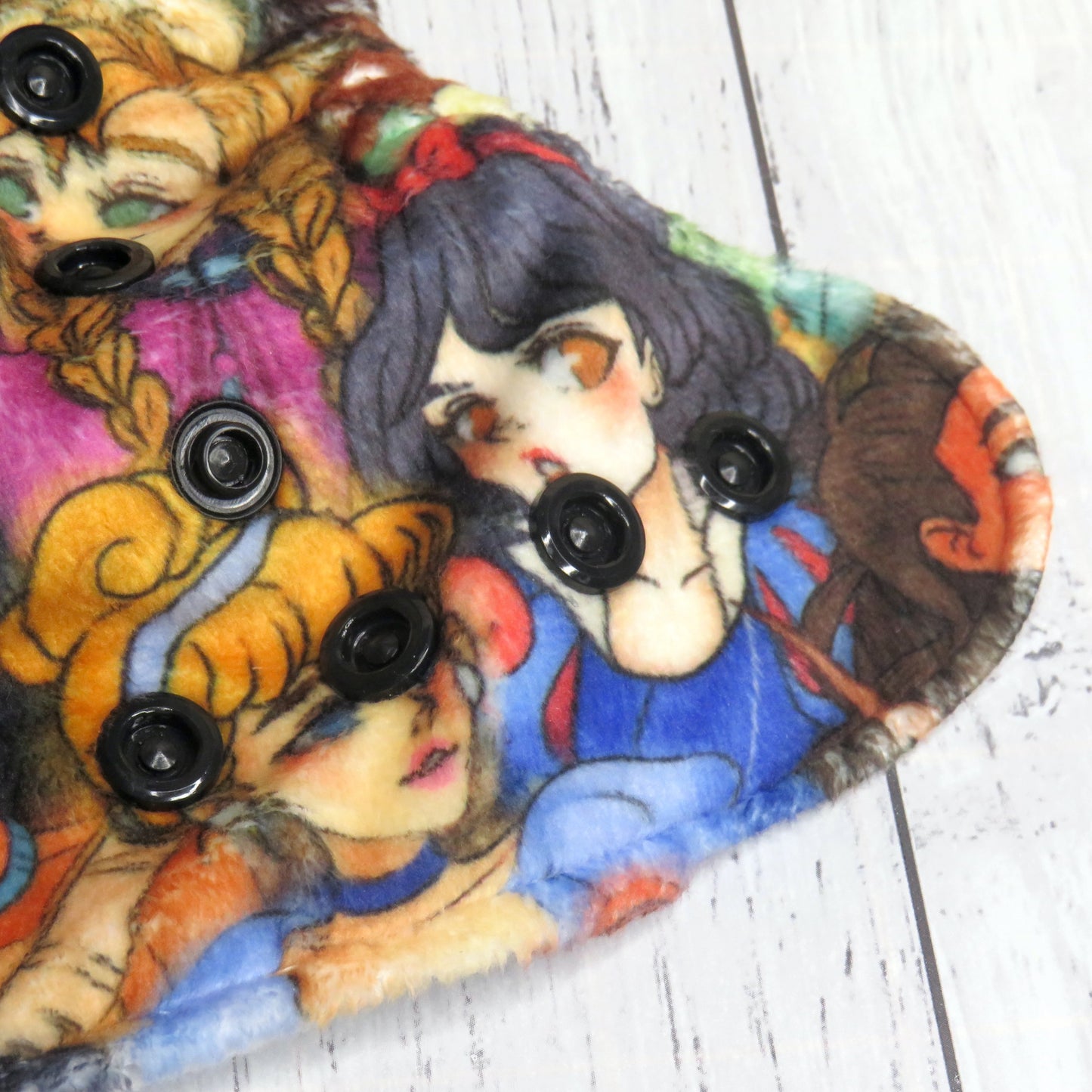 Stacked Princess - Minky - Newborn