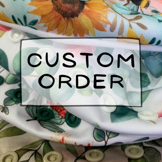 Single Nappy Wetbag - Custom Order
