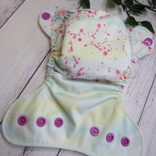 Blue/yellow Speckle - PUL - Premature