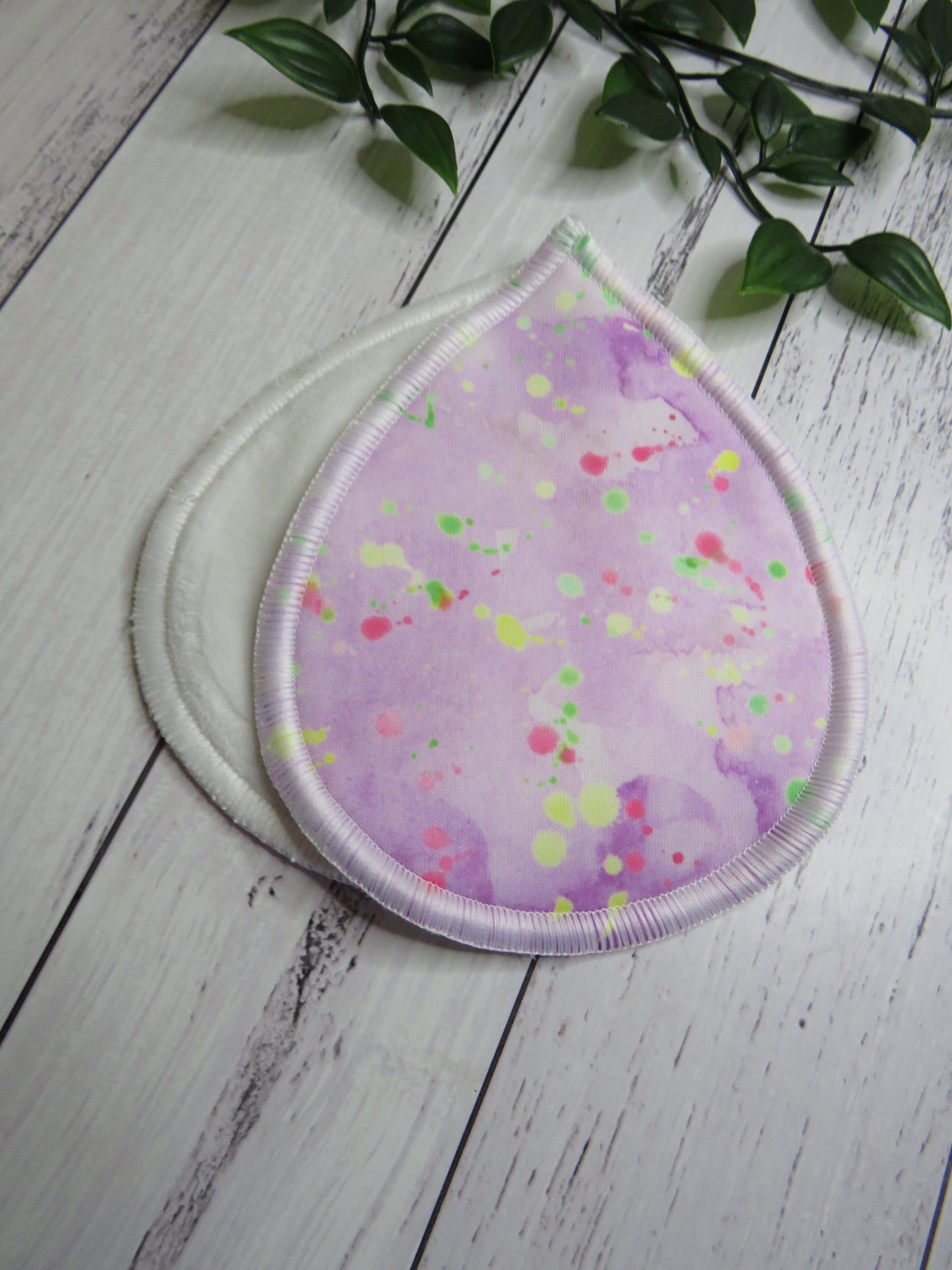Purple Speckle - Breast Pads - PUL