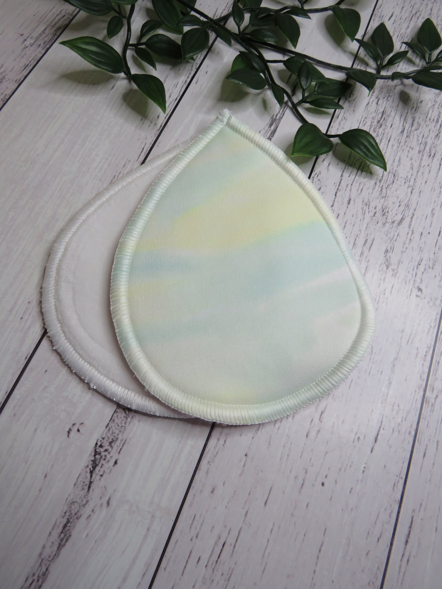 Blue/yellow Watercolour - Breast Pads - PUL