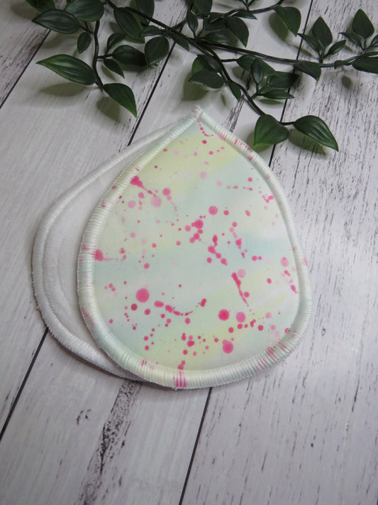 Blue/yellow Speckle - Breast Pads - PUL