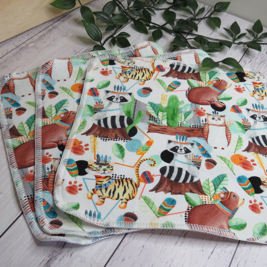 Tribal Animals - Cloth Wipes