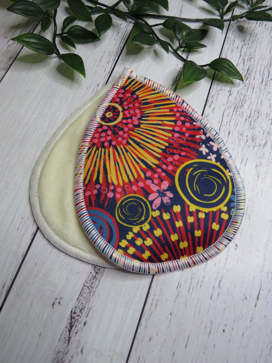 Exploding Flowers - Breast Pads - PUL
