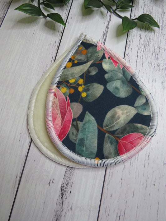 Midnight Protea - Breast Pads - PUL