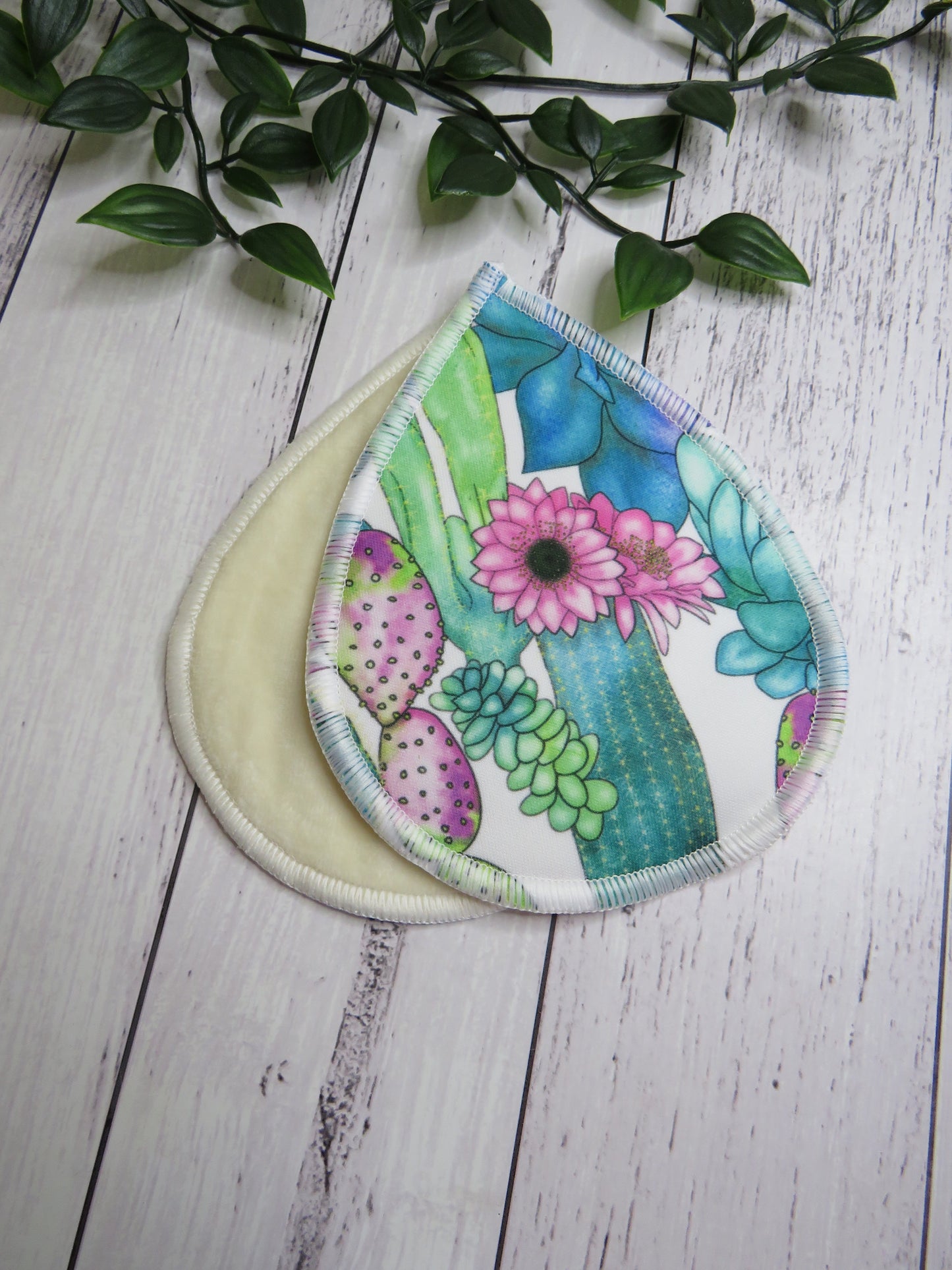 Cactus Blooming - Breast Pads - PUL