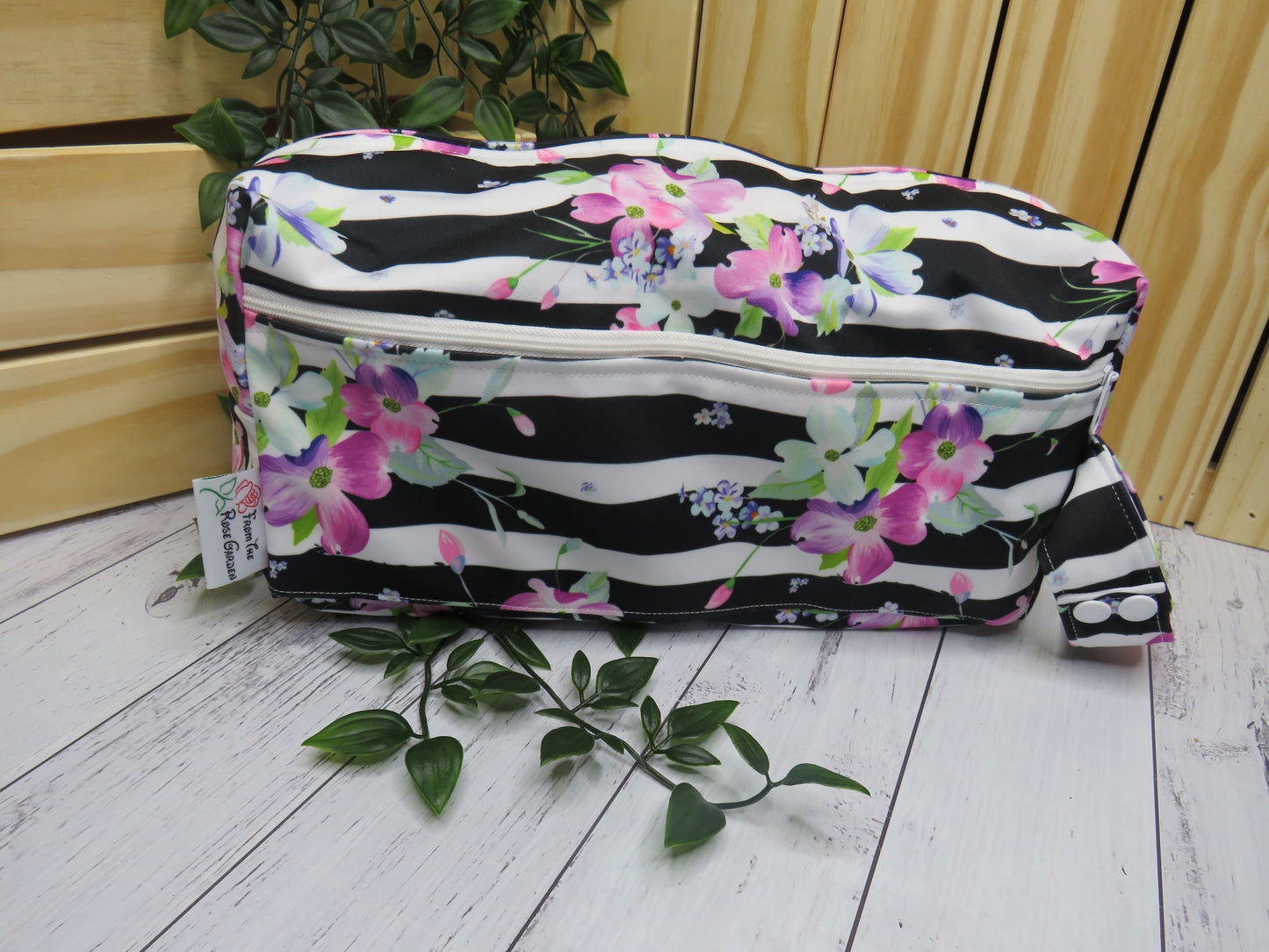 Floral Stripes - Nappy Pod