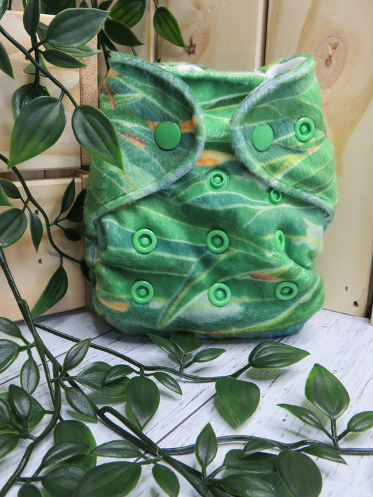 Gum Leaves - Minky - Newborn