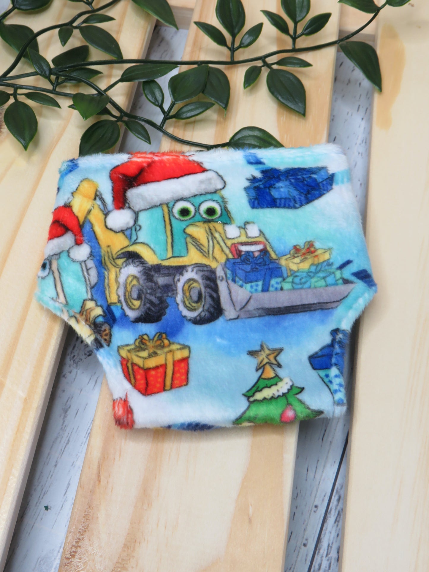 Diggers - Minky - Doll Nappy