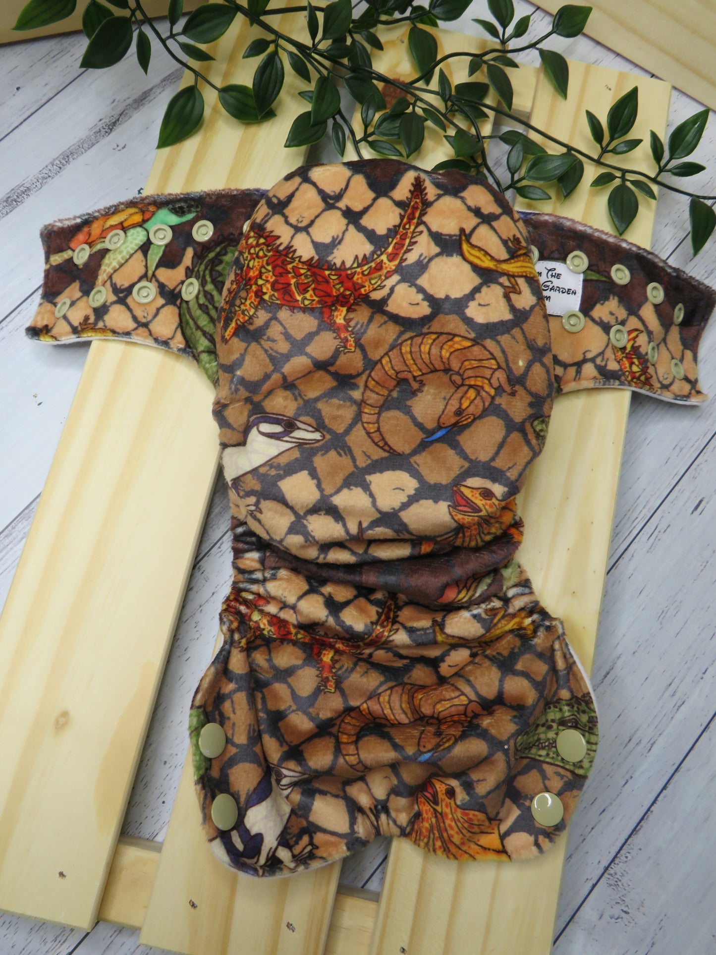 Reptiles - Minky - Side Snap