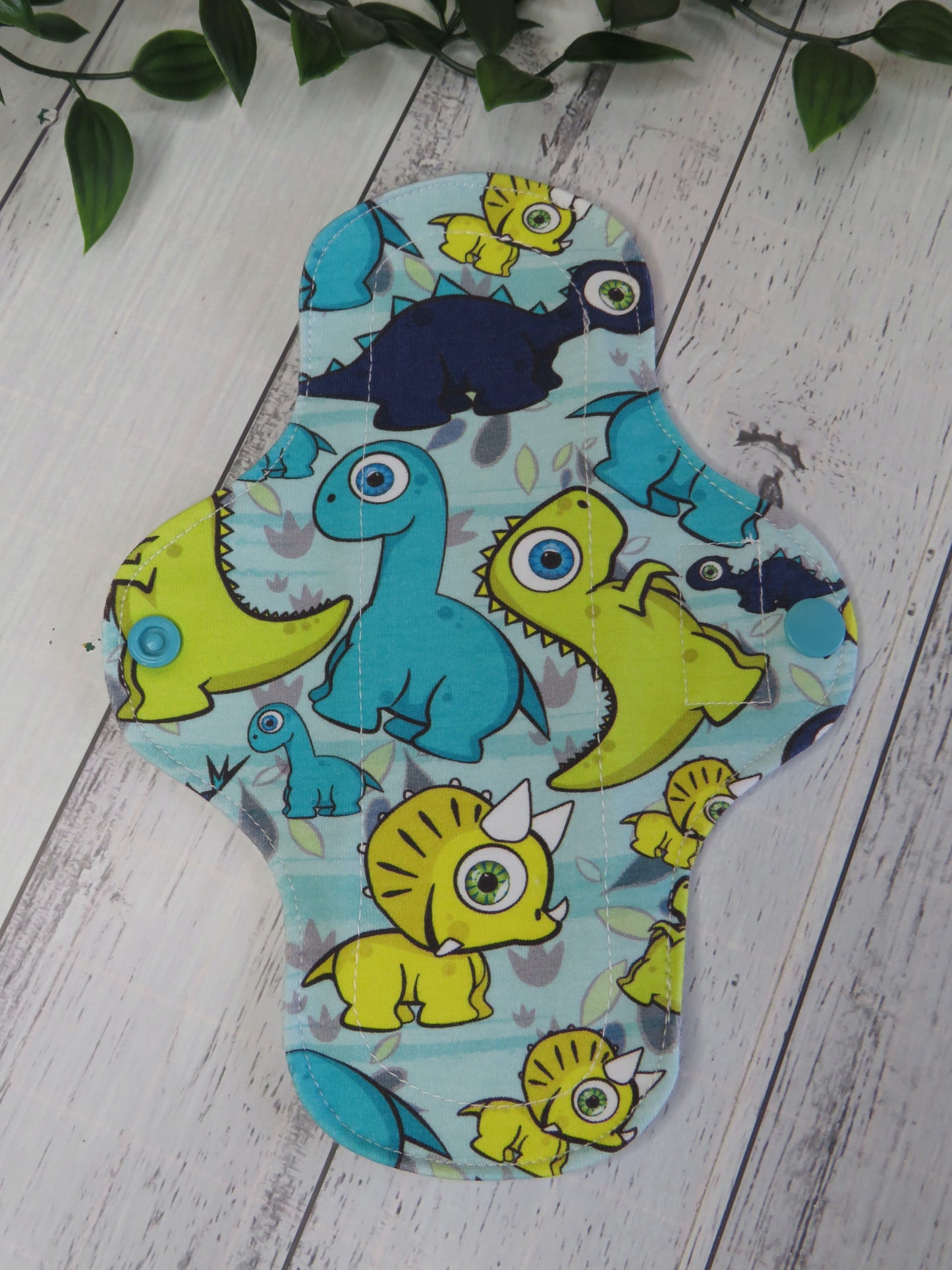 Dino-Rawr - Moderate Cloth Pad - 8 Inch - Cotton Lycra
